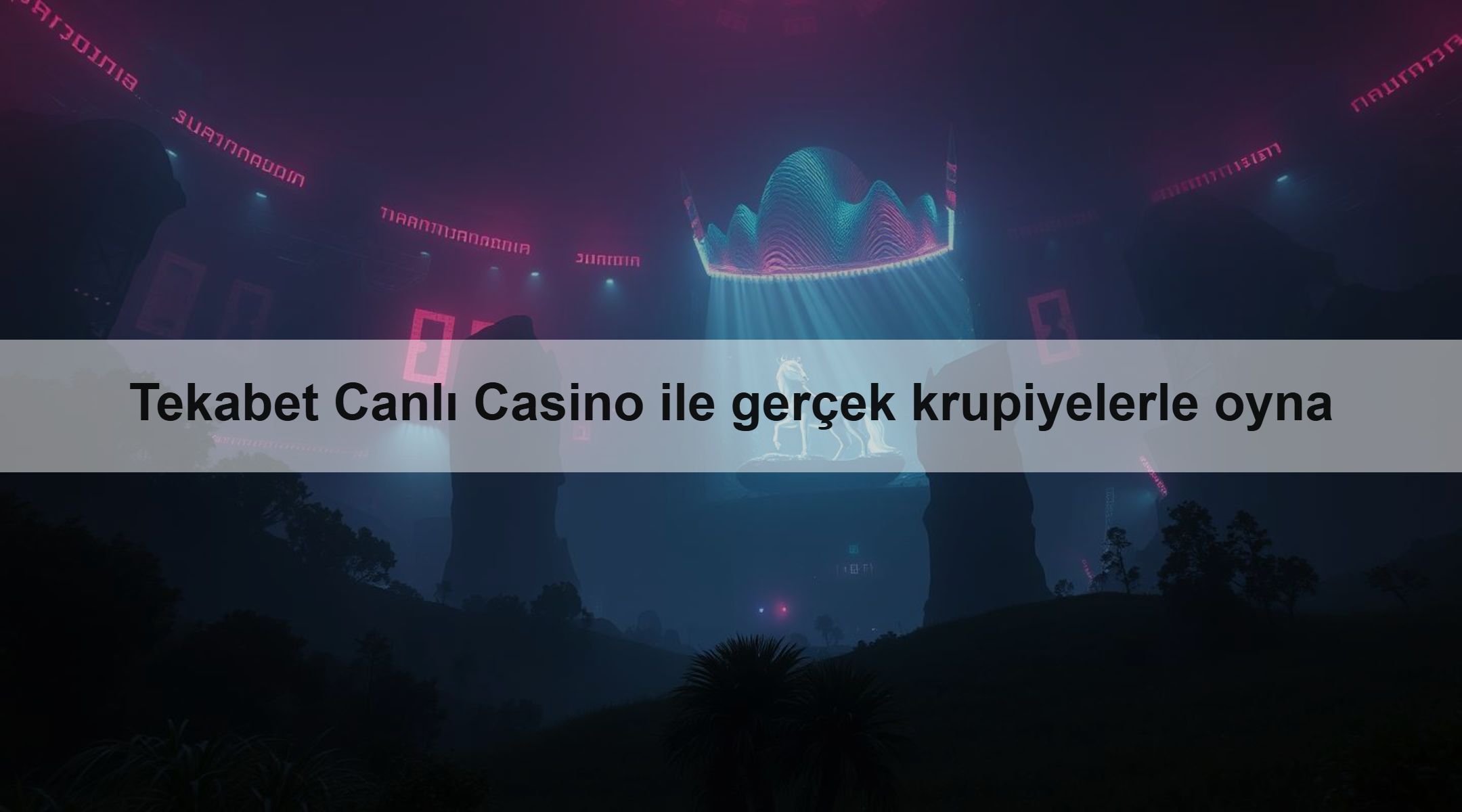 Tekabet Canlı Casino ile gerçek krupiyelerle oyna